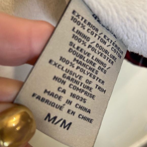 Lady Hathaway Red & Black Plaid Overshirt - Picture 8 of 8